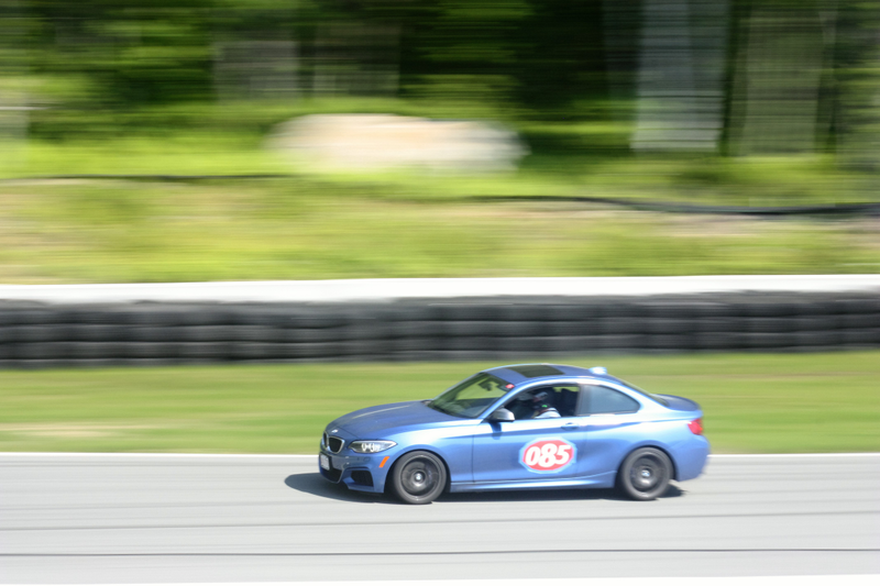 Most shots were slightly off center like this one. These were all taken at the end of the straight, so keeping the cars in focus and in the center was a challenge. I didn’t use autofocus, but did end up tracking the cars with the center AF point to try keeping them in the middle of the frame.